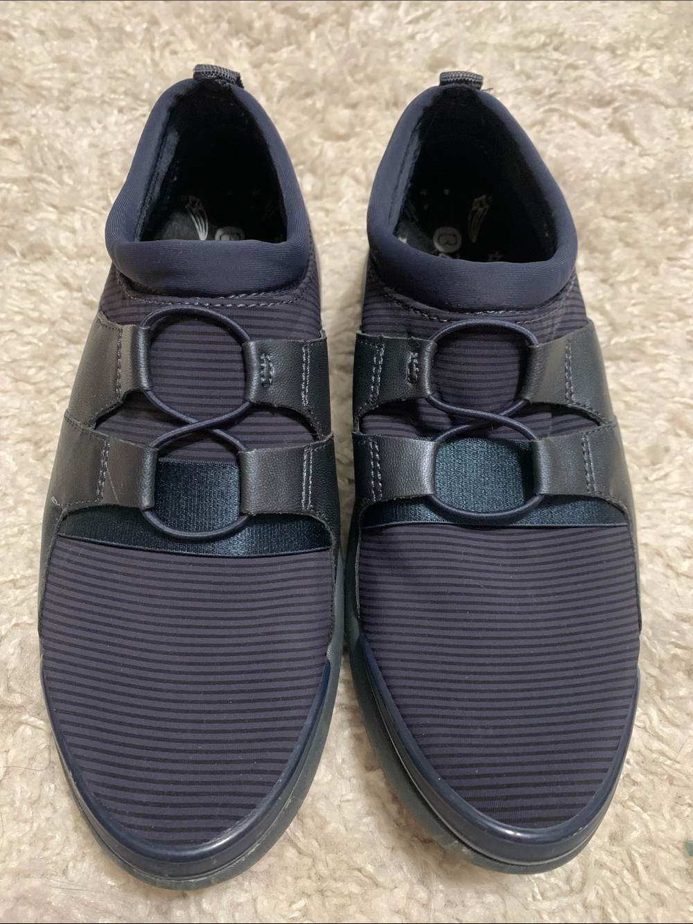 BZees Navy Blue Slip on Shoe
